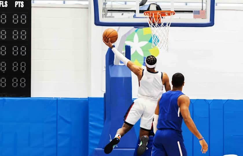 Delaware Blue Coats vs. Grand Rapids Gold background