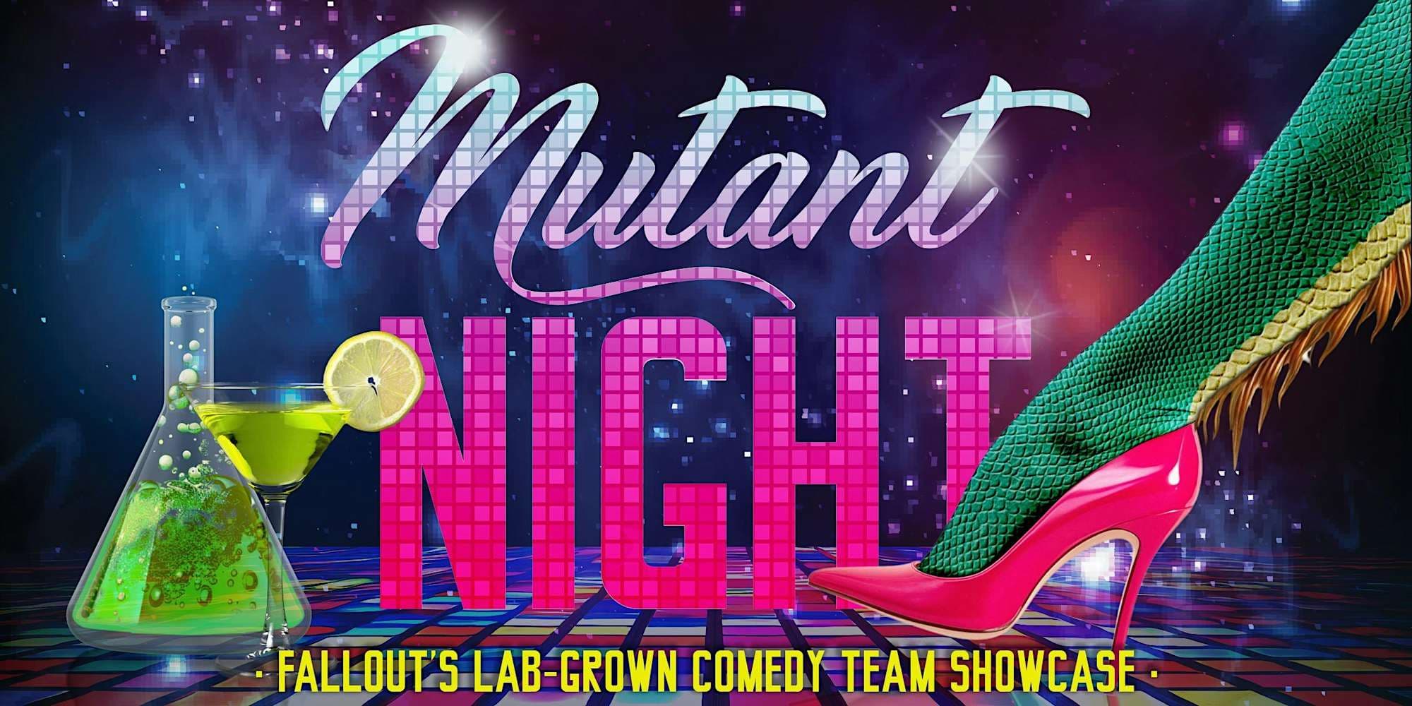Mutant Night: Fallout Theater’s Sketch and Improv Showcase background