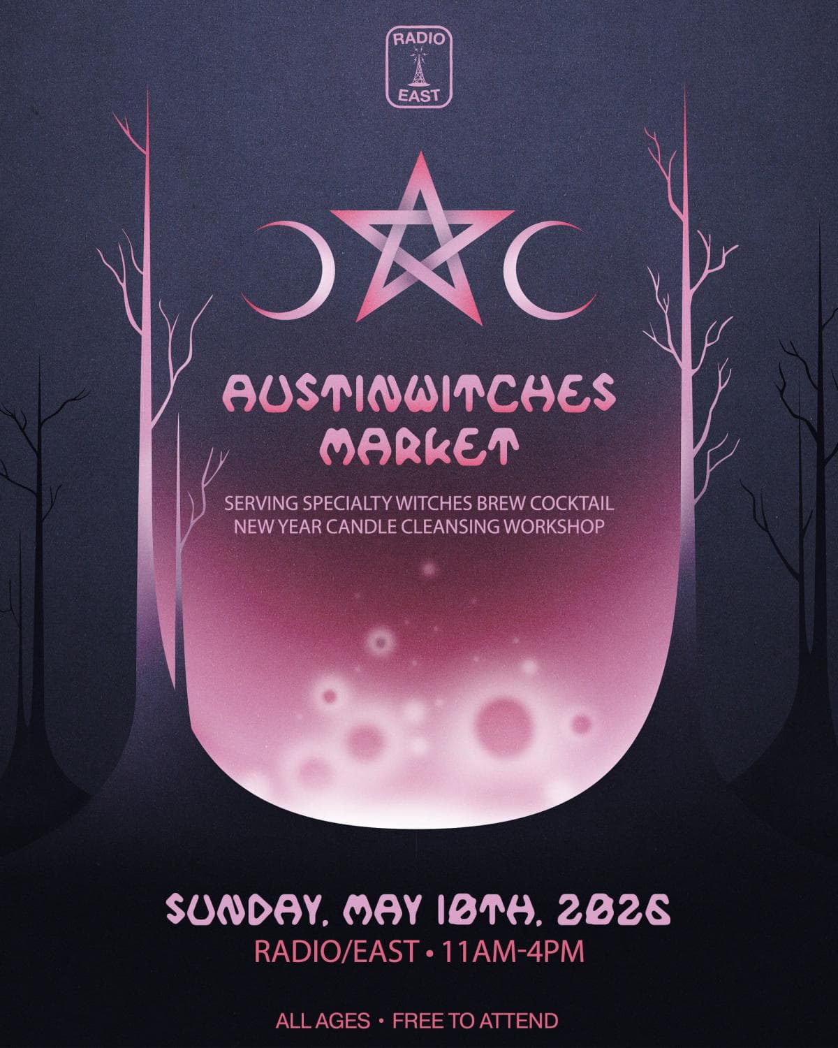 Austin Witches Market background