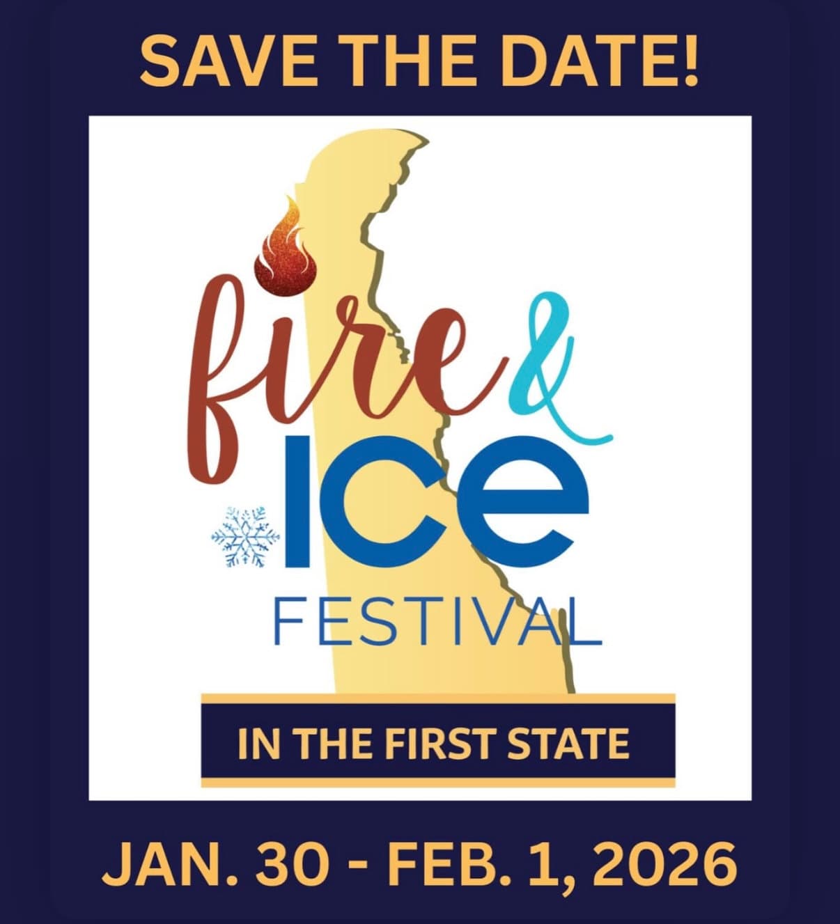 Southern Coastal Delaware Fire & Ice Festival background