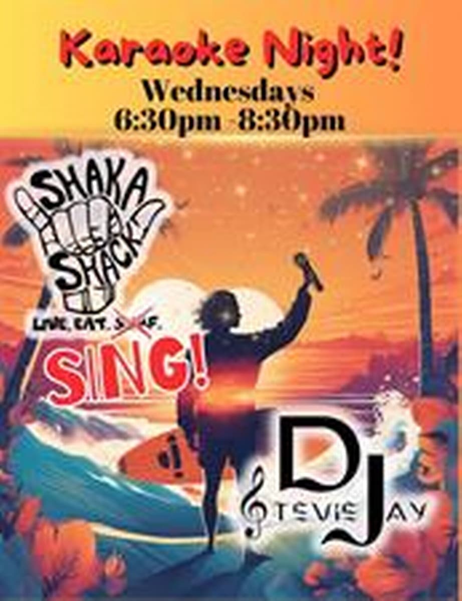 Karaoke Night at Shaka Shack background
