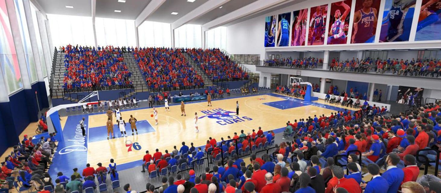 Delaware Blue Coats vs. Maine Celtics background